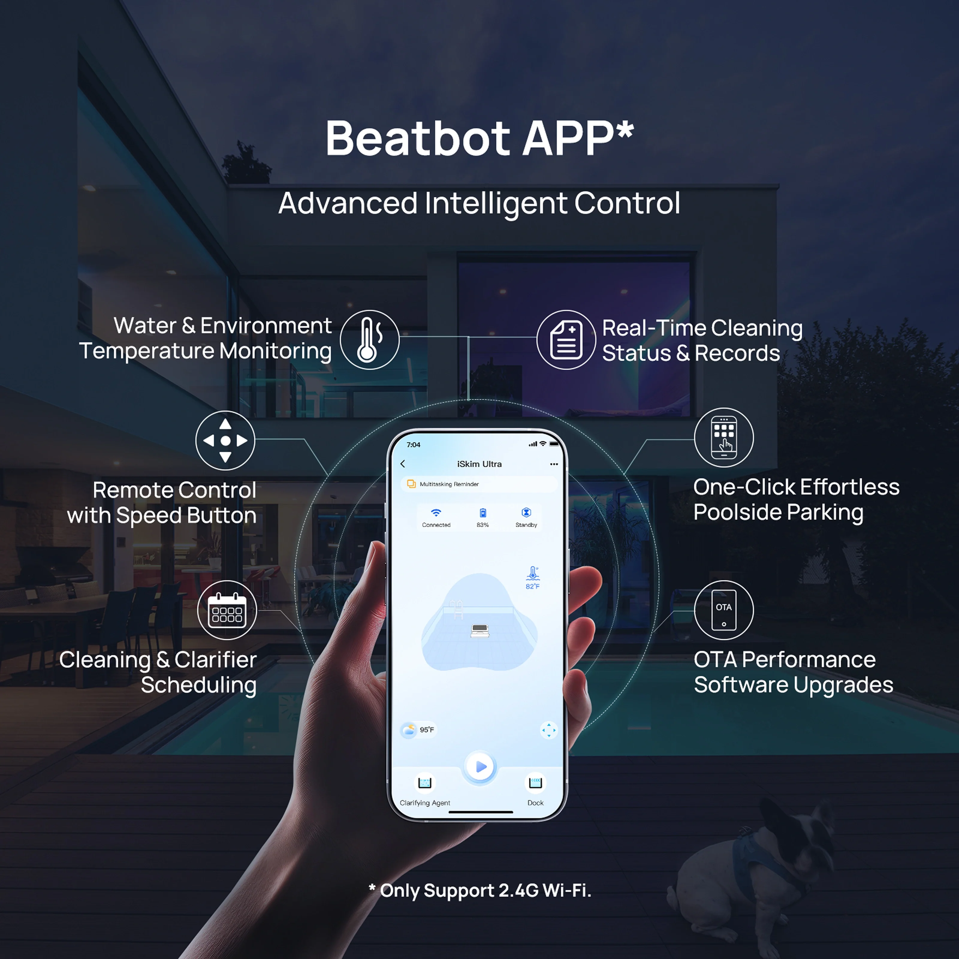 Beatbot iSkim Ultra Robotic Pool Skimmer - Image 7